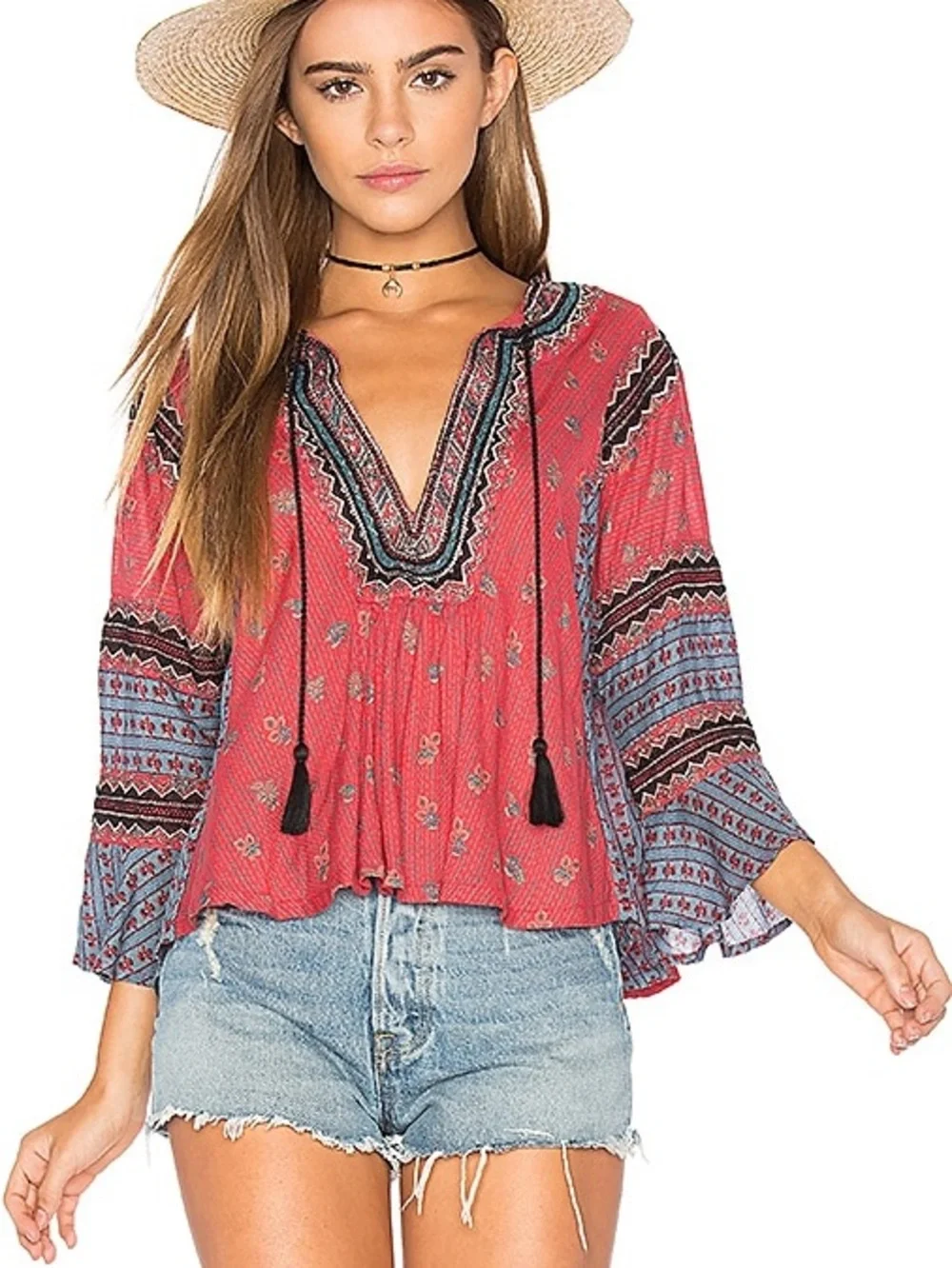 Free People But I Like It Top in Red